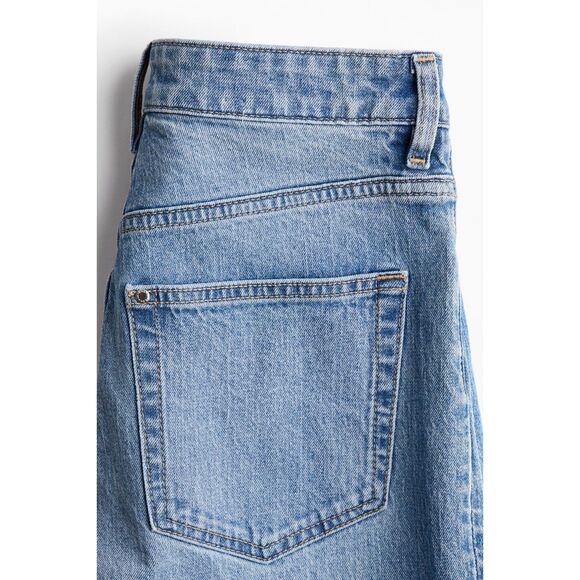 👖 H&M Wide Leg High Waist Crop Jeans NWT • Size 8 • Modern Chic Denim ✨ - Picture 7 of 7